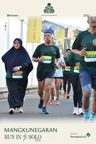 Race photo from Mangkunegaran Run 2024