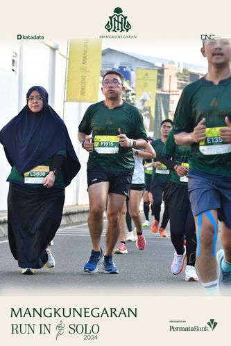Race photo from Mangkunegaran Run 2024