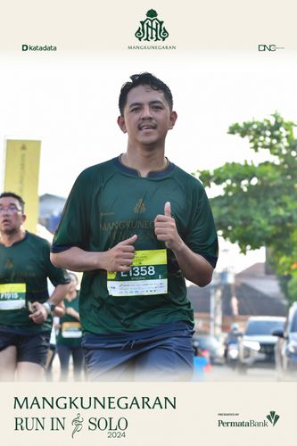 Race photo from Mangkunegaran Run 2024