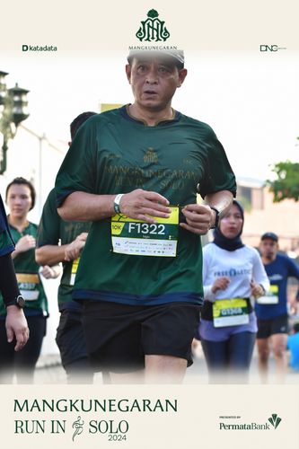 Race photo from Mangkunegaran Run 2024