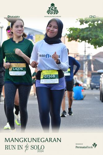 Race photo from Mangkunegaran Run 2024