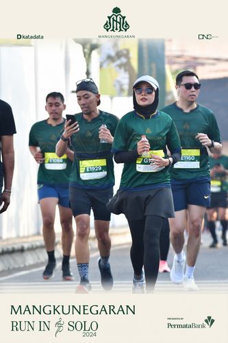Race photo from Mangkunegaran Run 2024