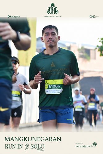 Race photo from Mangkunegaran Run 2024