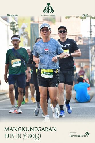 Race photo from Mangkunegaran Run 2024