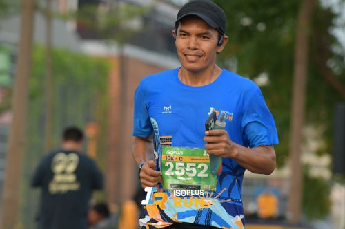 Race photo from ISOPlus Run 2024 Jakarta