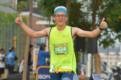 Race photo from ISOPlus Run 2024 Jakarta