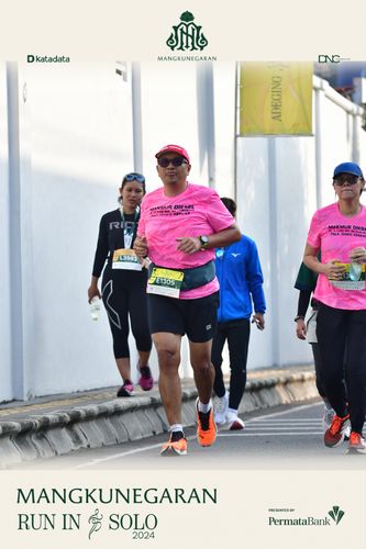 Race photo from Mangkunegaran Run 2024