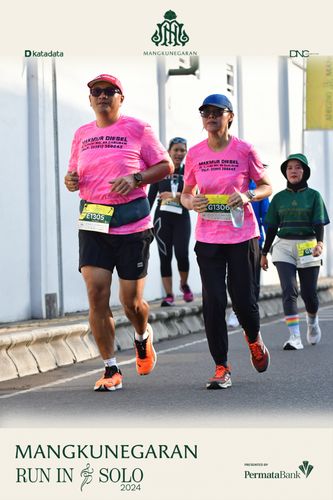 Race photo from Mangkunegaran Run 2024