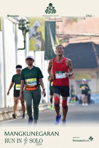 Race photo from Mangkunegaran Run 2024