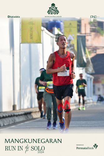 Race photo from Mangkunegaran Run 2024