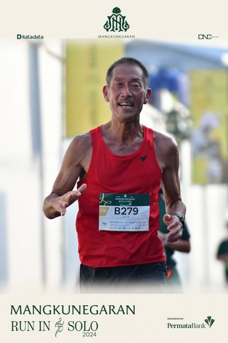 Race photo from Mangkunegaran Run 2024