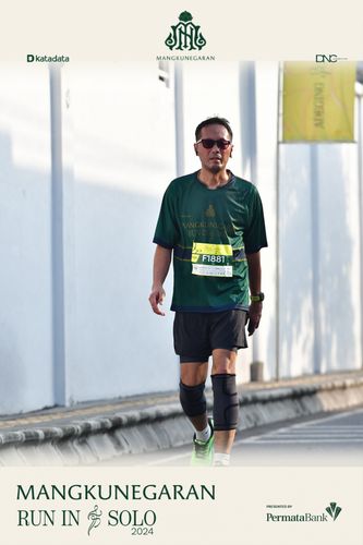 Race photo from Mangkunegaran Run 2024