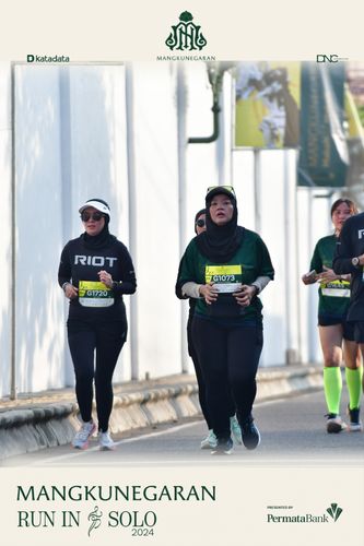 Race photo from Mangkunegaran Run 2024