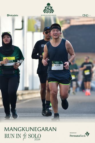 Race photo from Mangkunegaran Run 2024