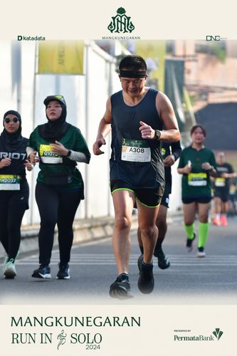 Race photo from Mangkunegaran Run 2024