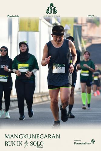 Race photo from Mangkunegaran Run 2024