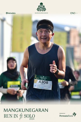 Race photo from Mangkunegaran Run 2024