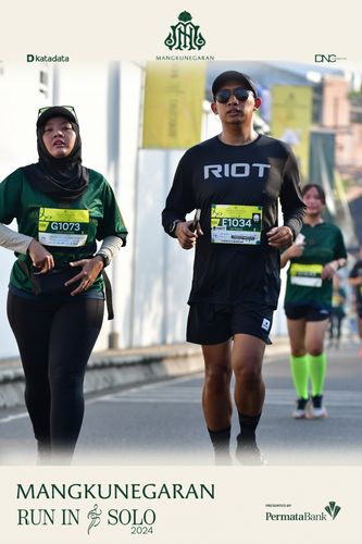 Race photo from Mangkunegaran Run 2024