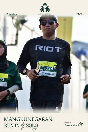 Race photo from Mangkunegaran Run 2024