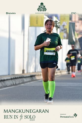 Race photo from Mangkunegaran Run 2024