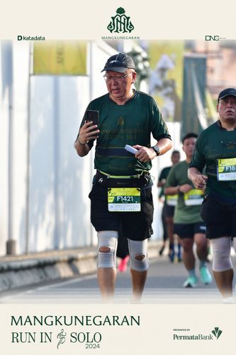 Race photo from Mangkunegaran Run 2024