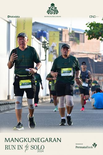 Race photo from Mangkunegaran Run 2024