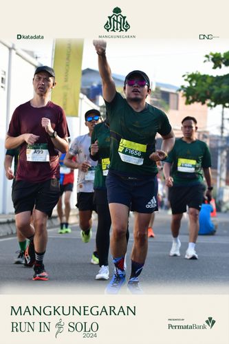Race photo from Mangkunegaran Run 2024
