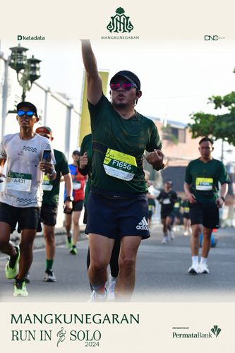 Race photo from Mangkunegaran Run 2024