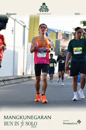 Race photo from Mangkunegaran Run 2024