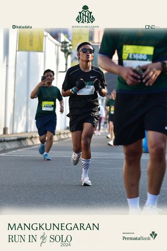 Race photo from Mangkunegaran Run 2024