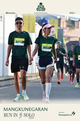 Race photo from Mangkunegaran Run 2024