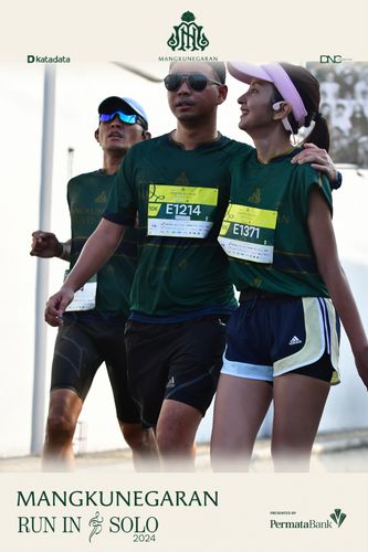 Race photo from Mangkunegaran Run 2024