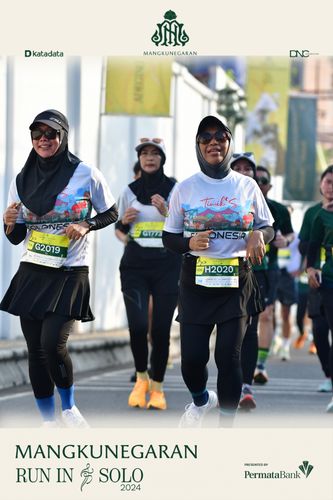 Race photo from Mangkunegaran Run 2024