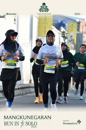 Race photo from Mangkunegaran Run 2024
