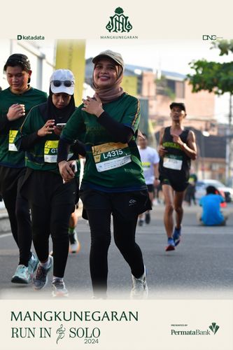 Race photo from Mangkunegaran Run 2024