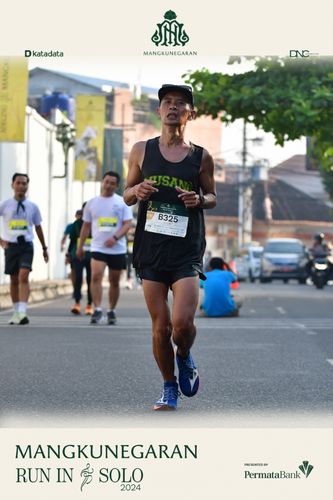 Race photo from Mangkunegaran Run 2024