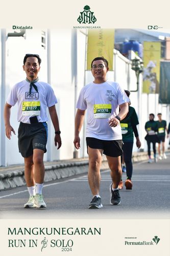 Race photo from Mangkunegaran Run 2024