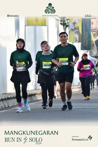 Race photo from Mangkunegaran Run 2024