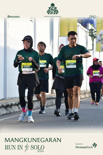 Race photo from Mangkunegaran Run 2024