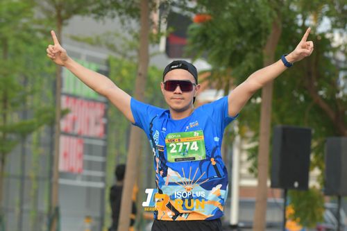Race photo from ISOPlus Run 2024 Jakarta