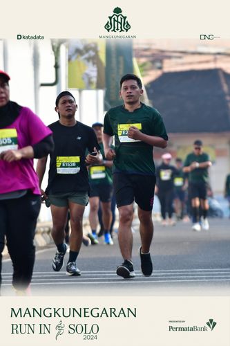 Race photo from Mangkunegaran Run 2024