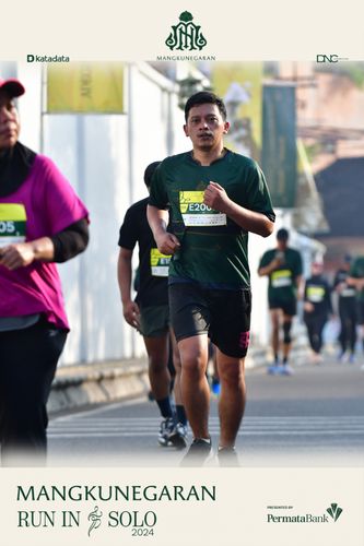 Race photo from Mangkunegaran Run 2024