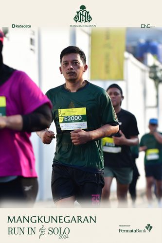 Race photo from Mangkunegaran Run 2024