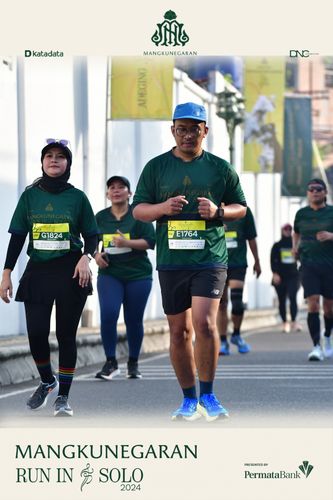 Race photo from Mangkunegaran Run 2024