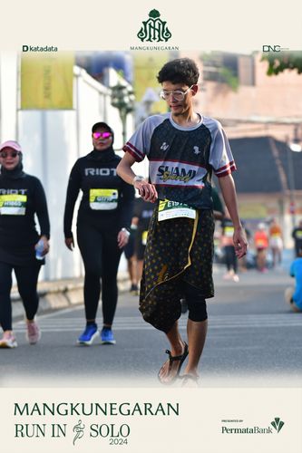 Race photo from Mangkunegaran Run 2024