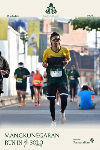 Race photo from Mangkunegaran Run 2024