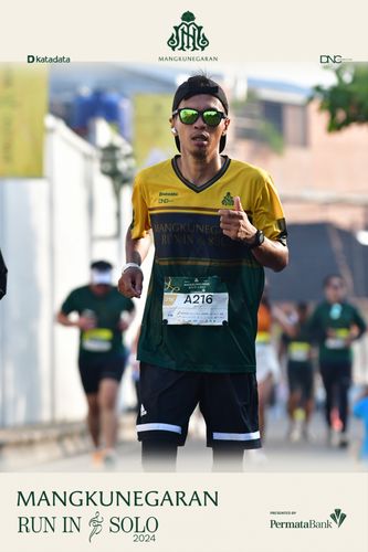 Race photo from Mangkunegaran Run 2024