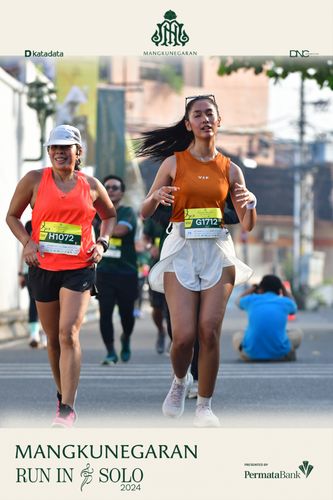 Race photo from Mangkunegaran Run 2024