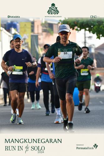Race photo from Mangkunegaran Run 2024