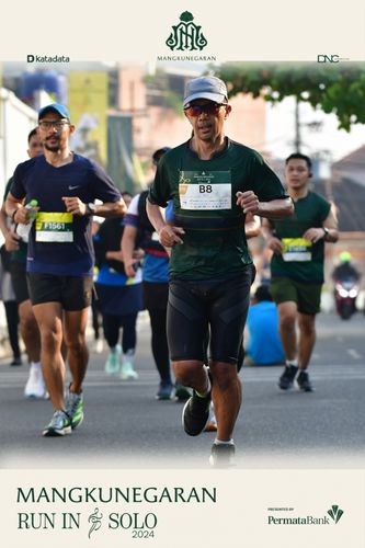 Race photo from Mangkunegaran Run 2024